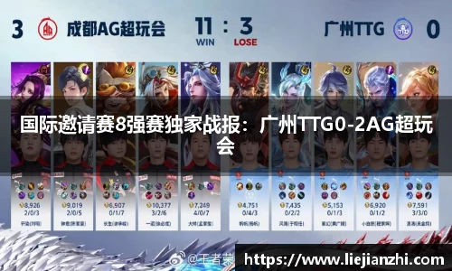 国际邀请赛8强赛独家战报：广州TTG0-2AG超玩会